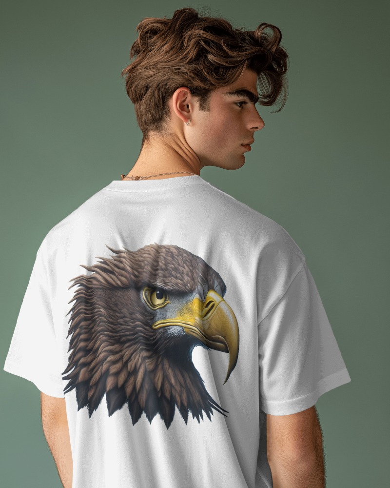 Golden Eagle | Male Round Neck Half Sleeve Classic